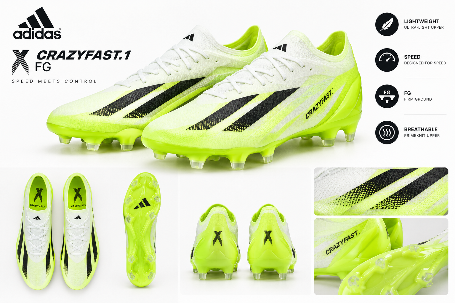 Adidas X Crazyfast.1 FG